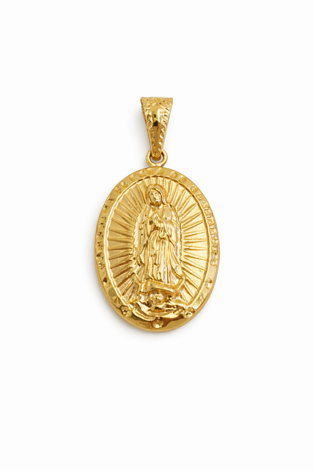 DIJE VIRGEN DE GUADALUPE EN ORO DE 18K