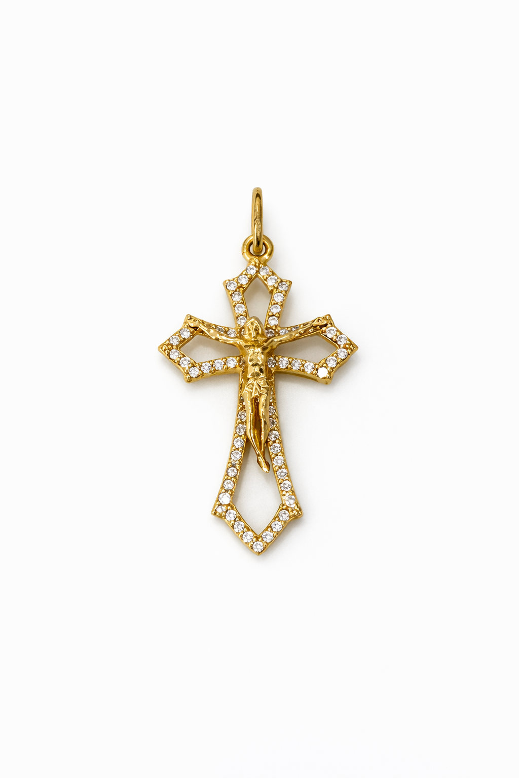 DIJE CRISTO EN ORO DE 18K