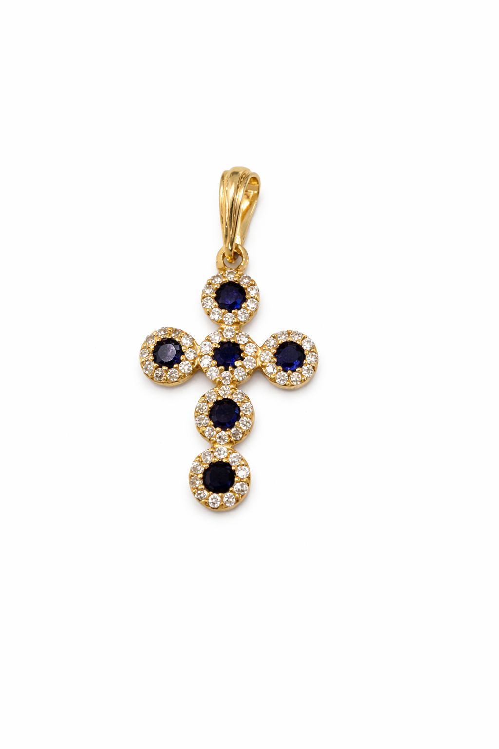 DIJE CRUZ EN ORO DE 18K