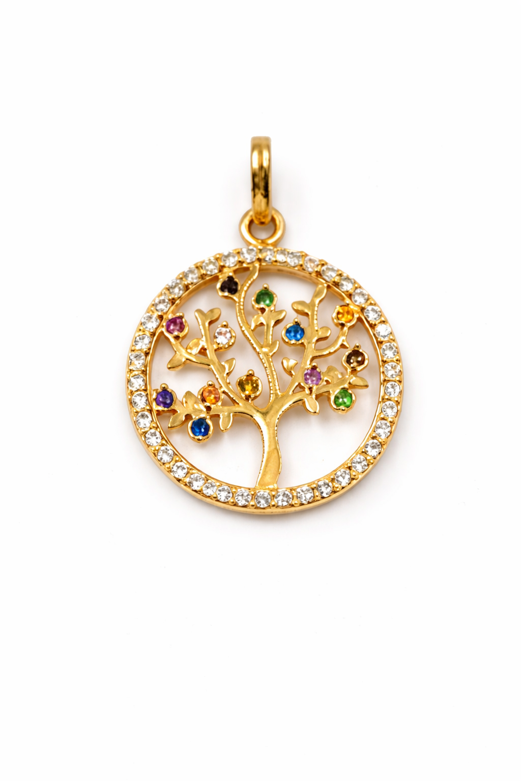 DIJE ARBOL DE LA VIDA EN ORO DE 18K