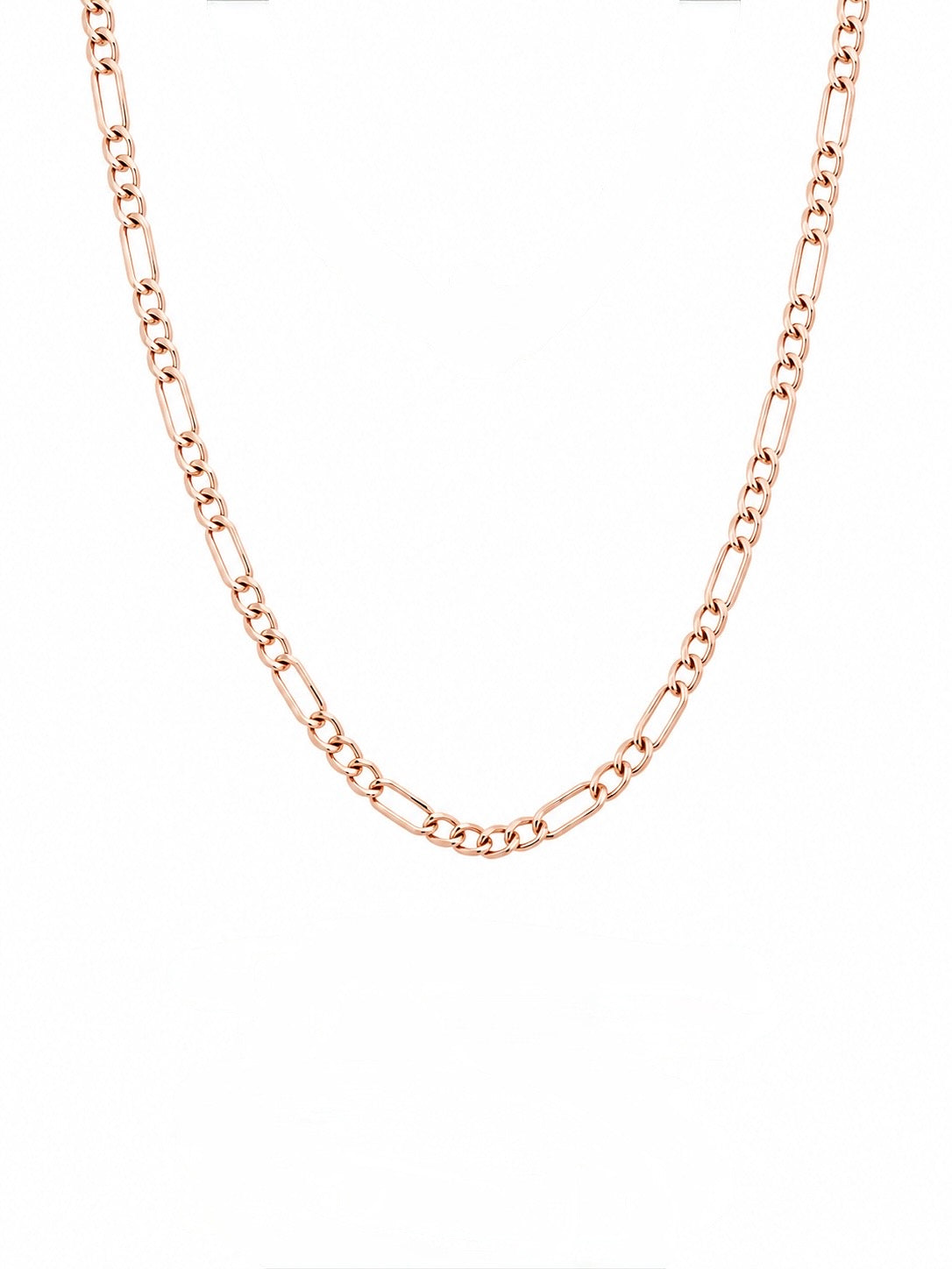 Cadena Tejido 3 en 1 en Oro rosado Italiano 18K