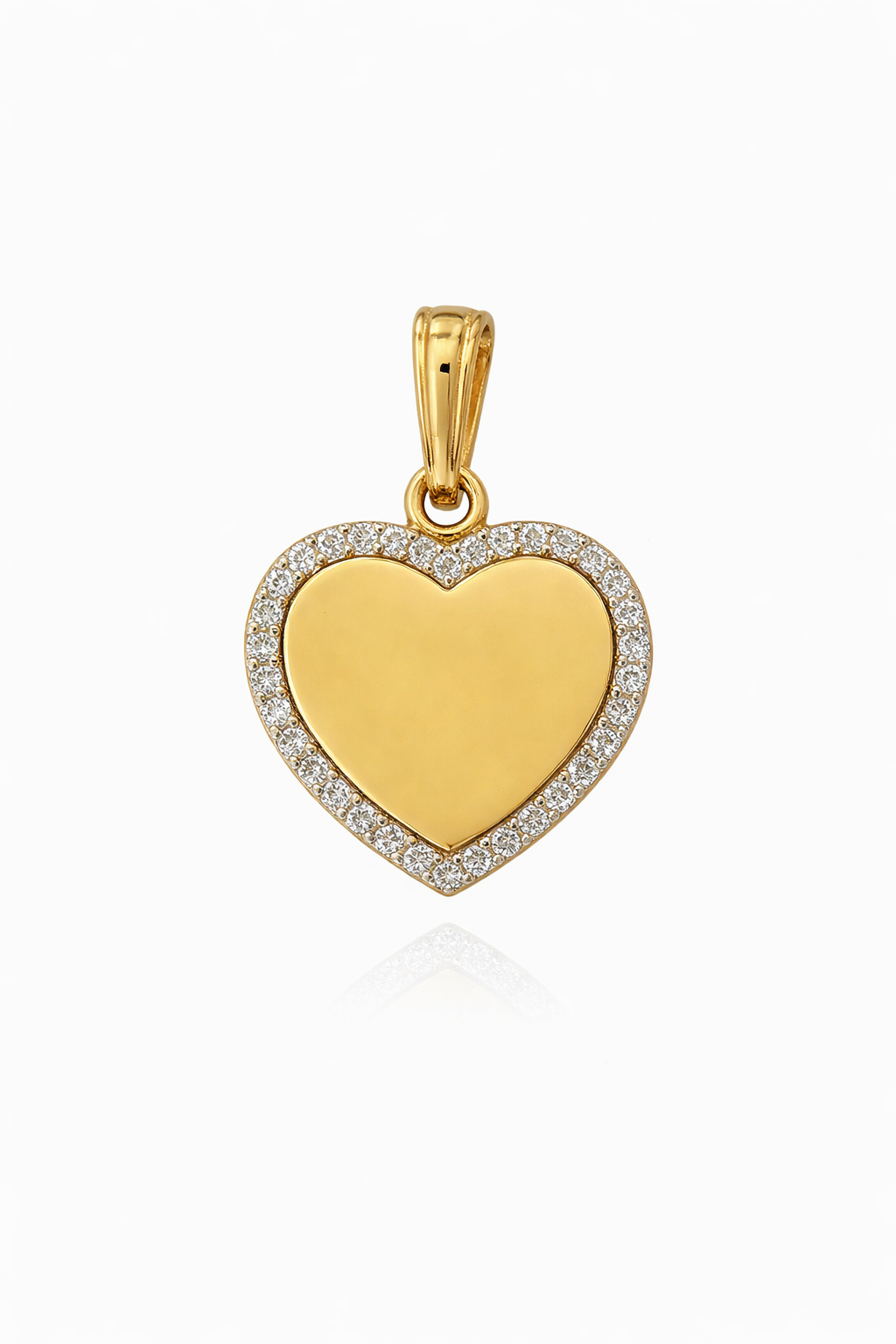 DIJE CORAZON EN ORO DE 18K