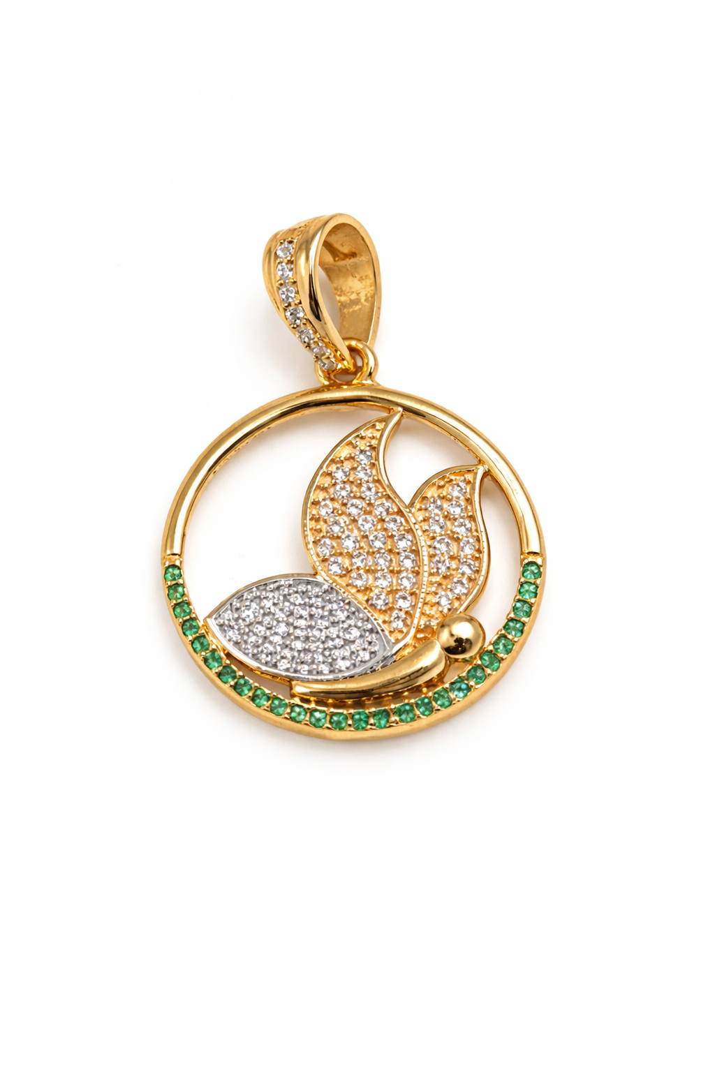DIJE MARIPOSA EN ORO DE 18K