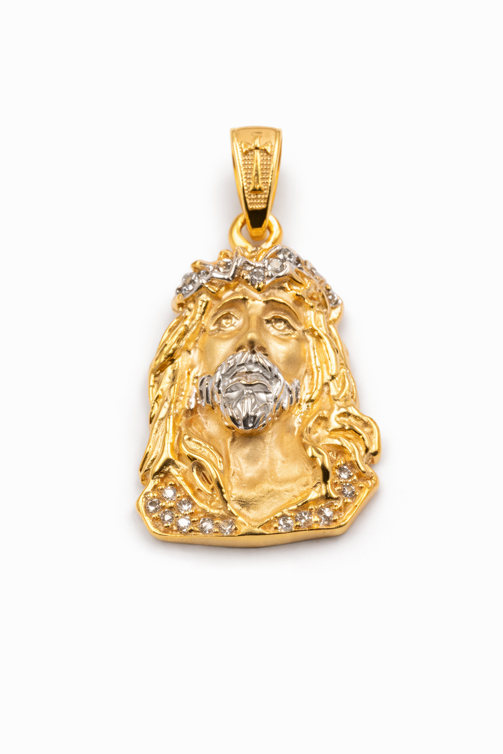 DIJE ROSTRO DE JESUS EN ORO DE 18K