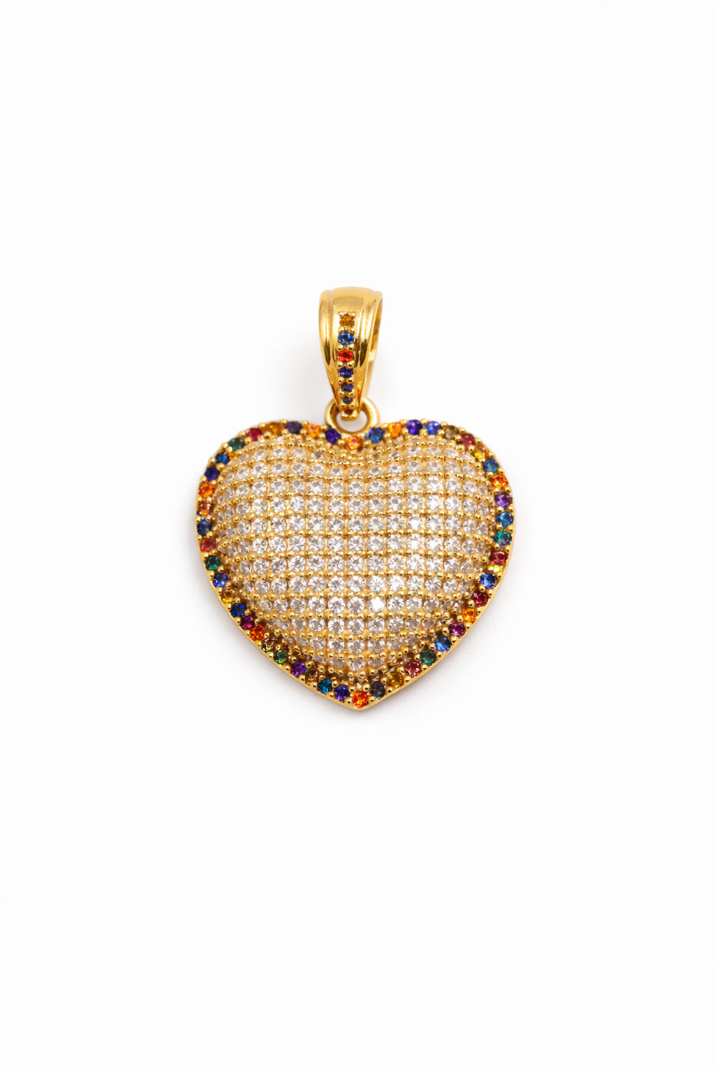 DIJE CORAZON EN ORO DE 18K
