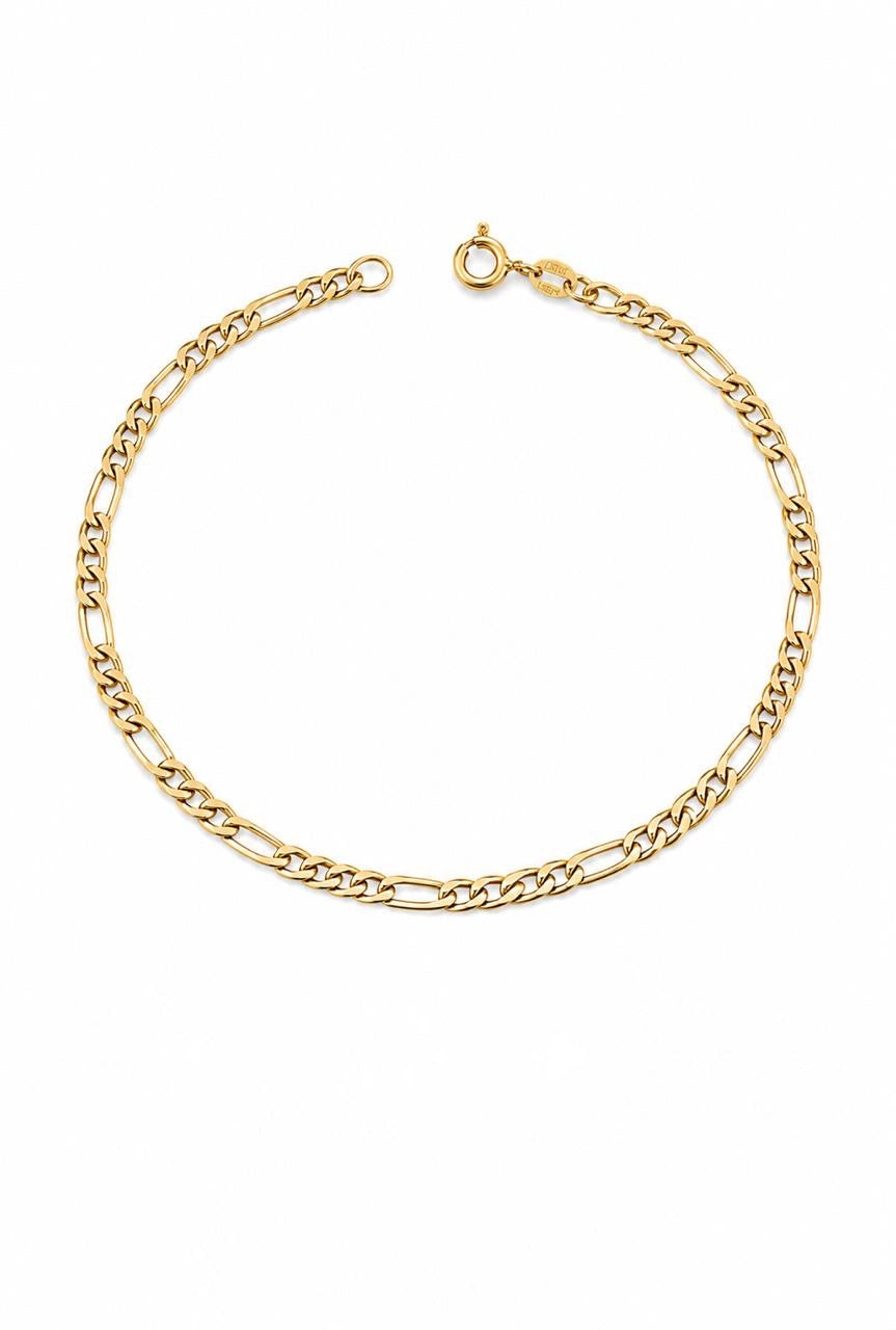PULSERA TEJIDO TRES EN UNO ORO ITALIANO DE 18K