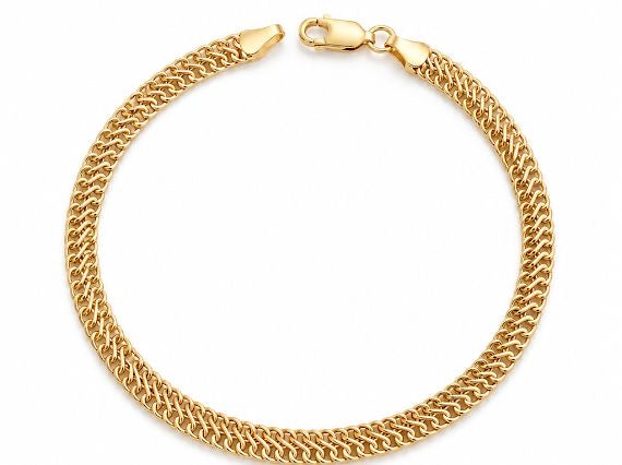 Pulsera Tejido Seduza en Oro Italiano de 18K