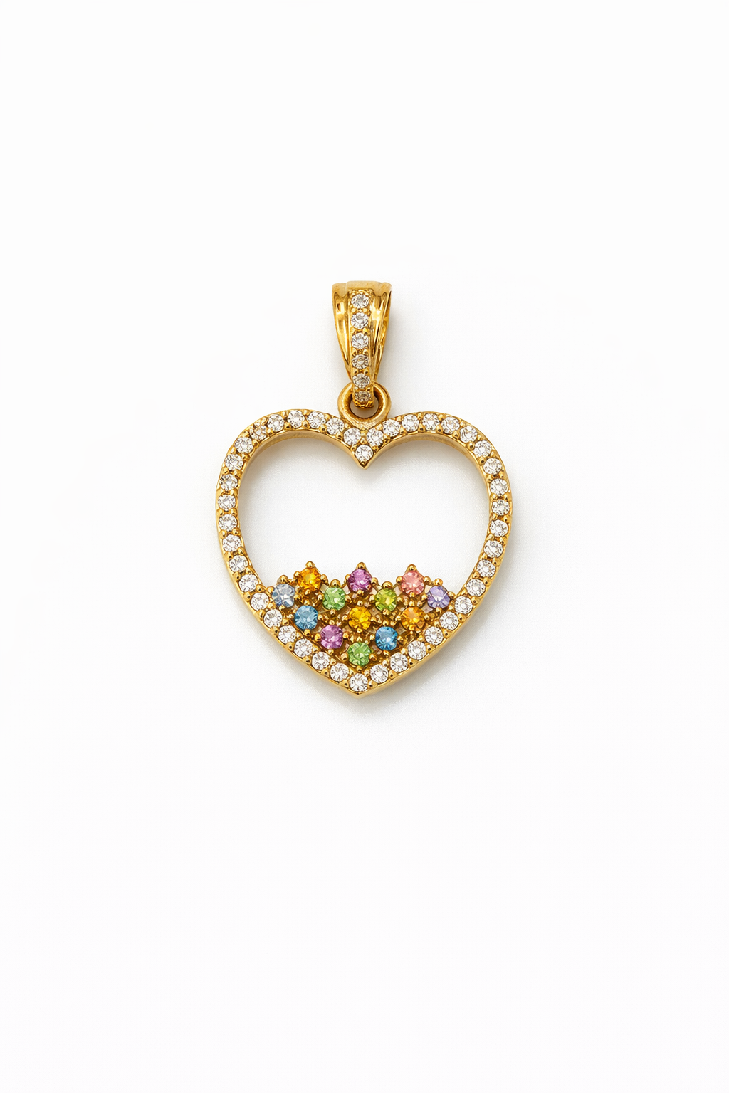 DIJE CORAZÓN EN ORO DE 18K