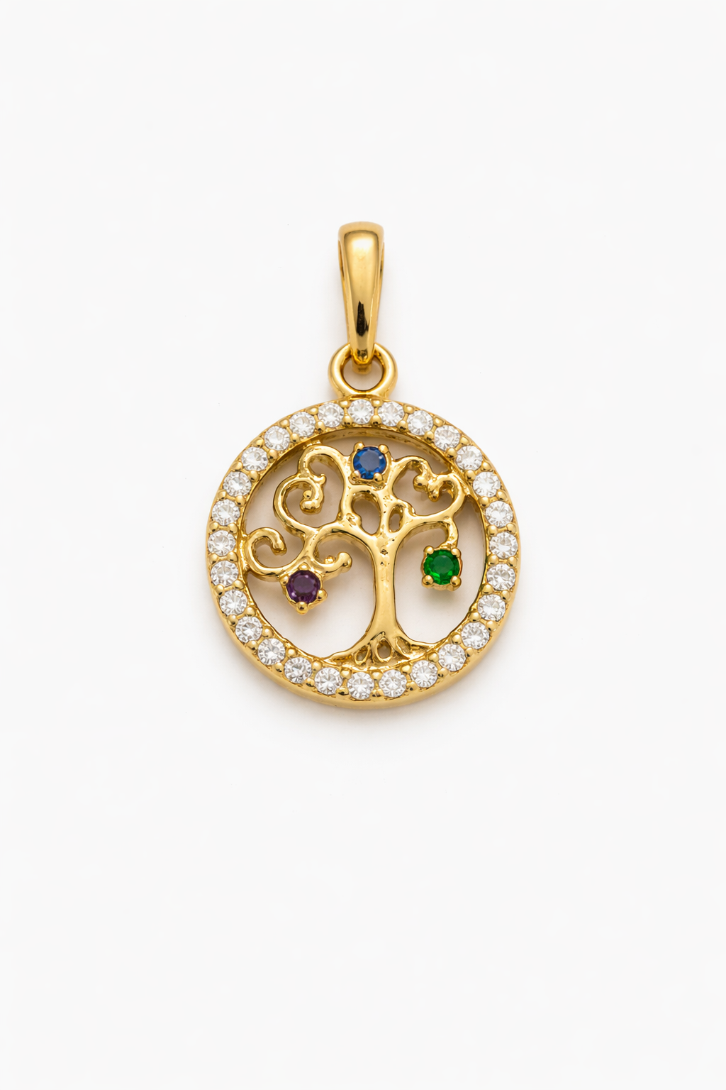 DIJE ARBOL DE LA VIDA EN ORO DE 18K