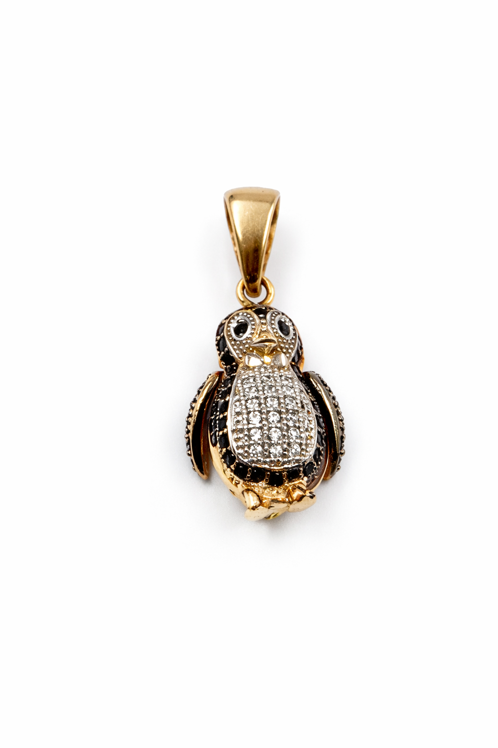 DUJE PINGUINO EN ORO DE 18K