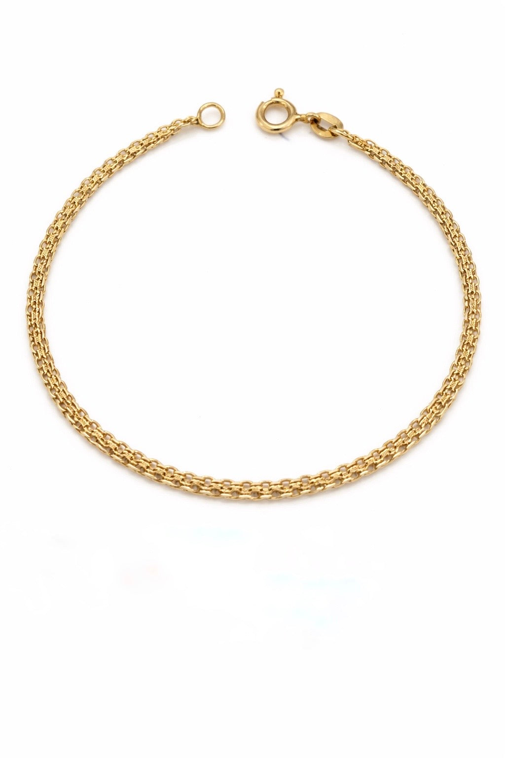PULSERA TEJIDO BOZMART EN ORO ITALIANO DE 18K