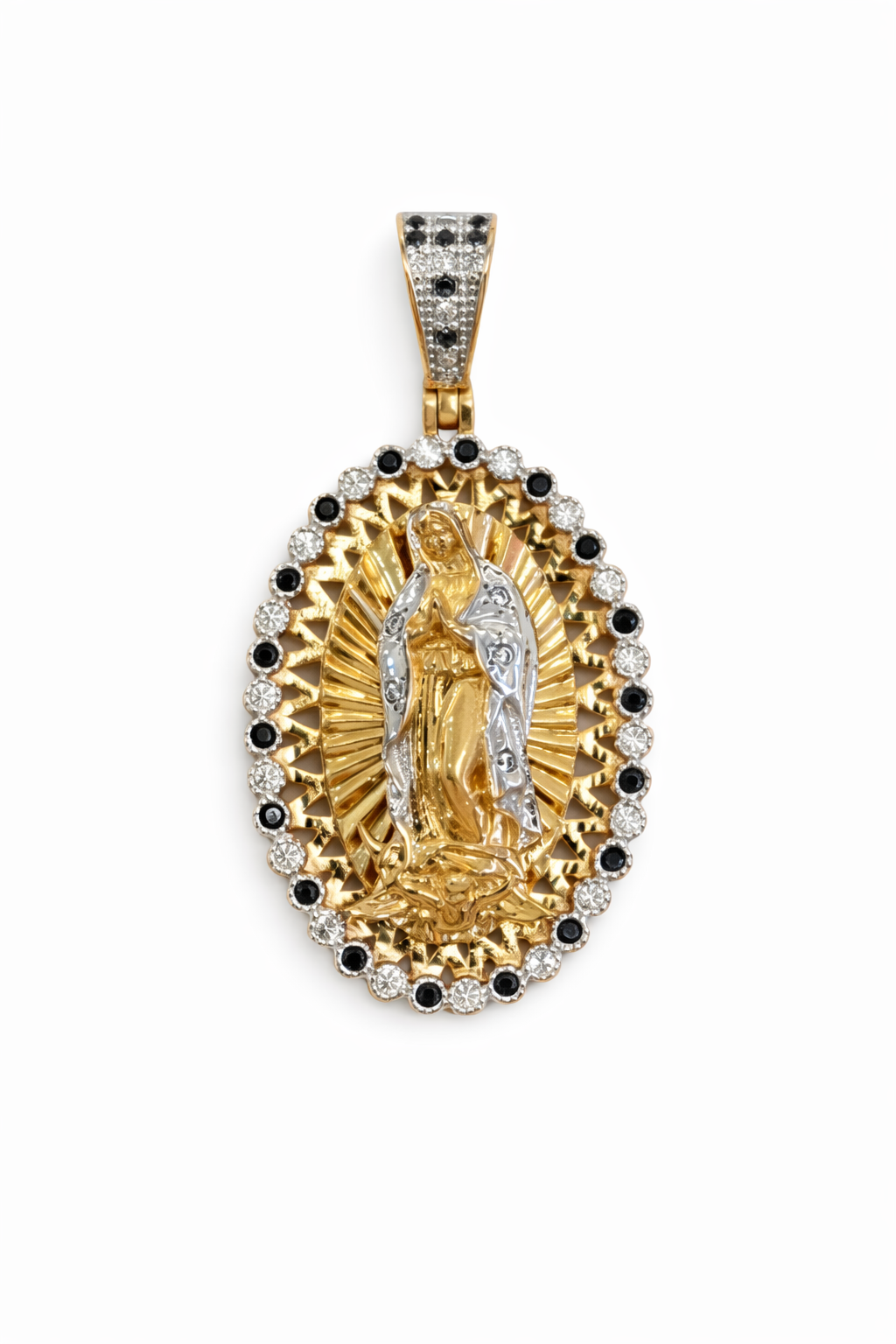 DIJE VIRGEN DE GUADALUPE EN ORO DE 18K
