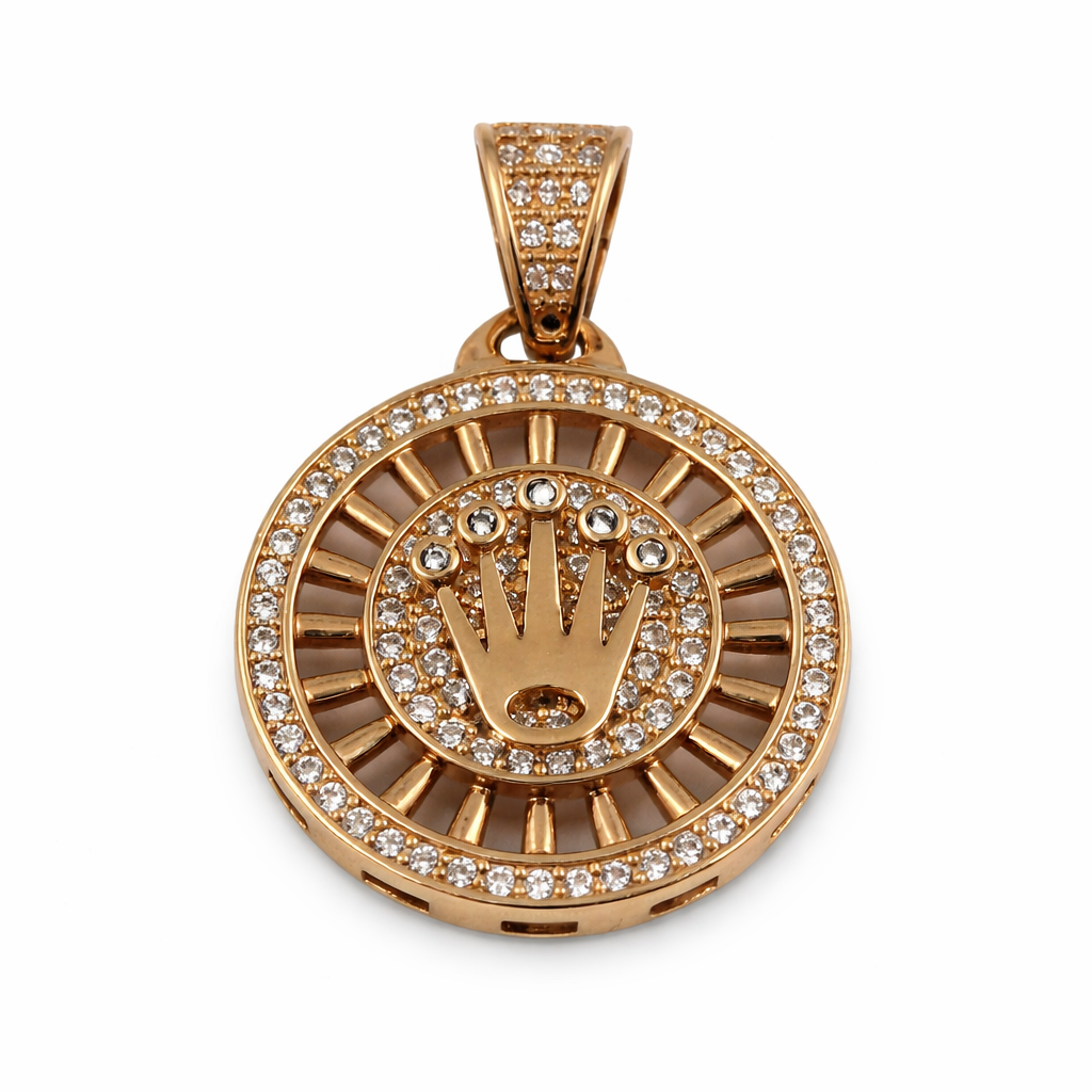 DIJE CORONA EN ORO DE 18K