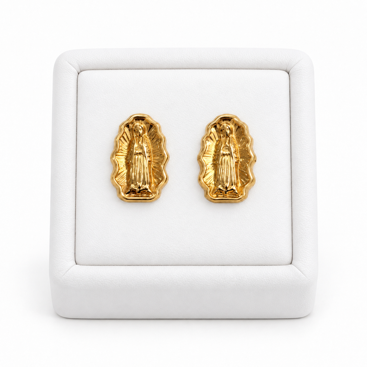 Topos Virgen de Guadalupe en Oro Amarillo de 18K