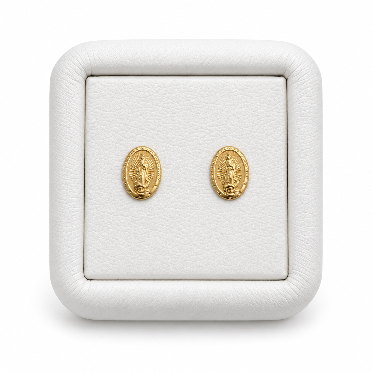 Topos Virgen de Guadalupe en Oro Amarillo de 18K