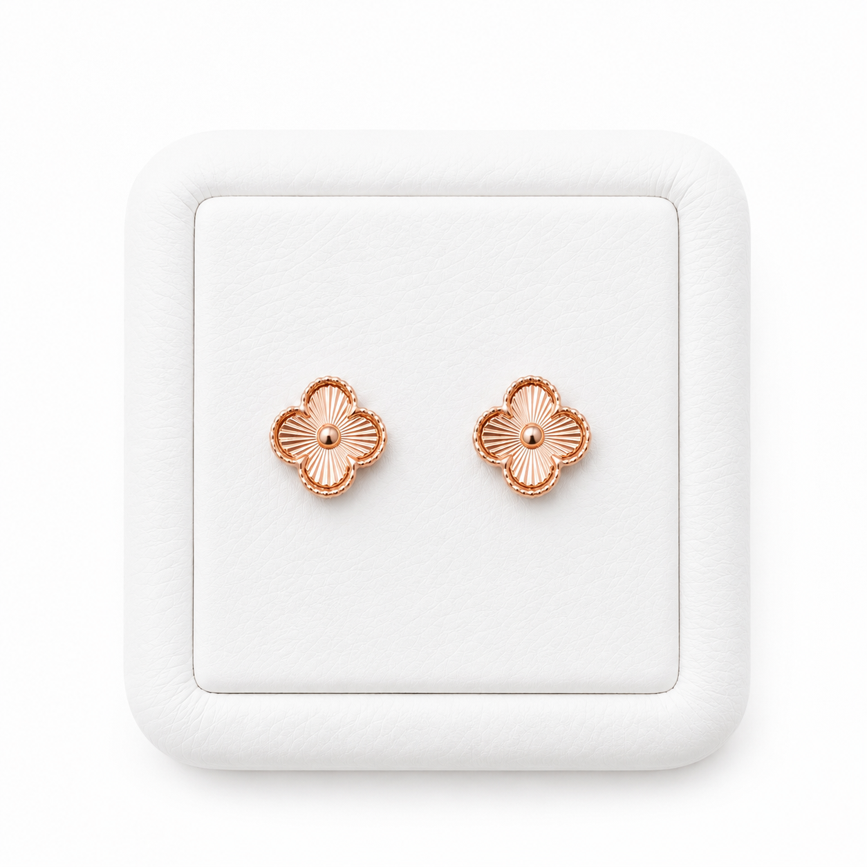 Topos Flor Oro Rosado 18K
