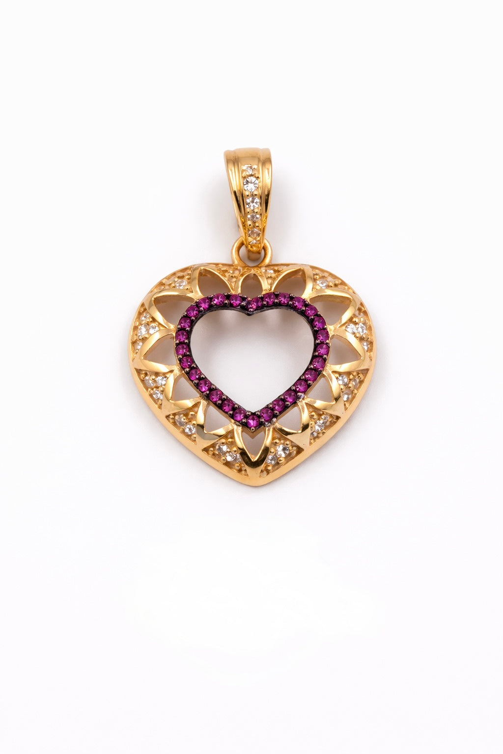 CORAZON EN ORO DE 18K