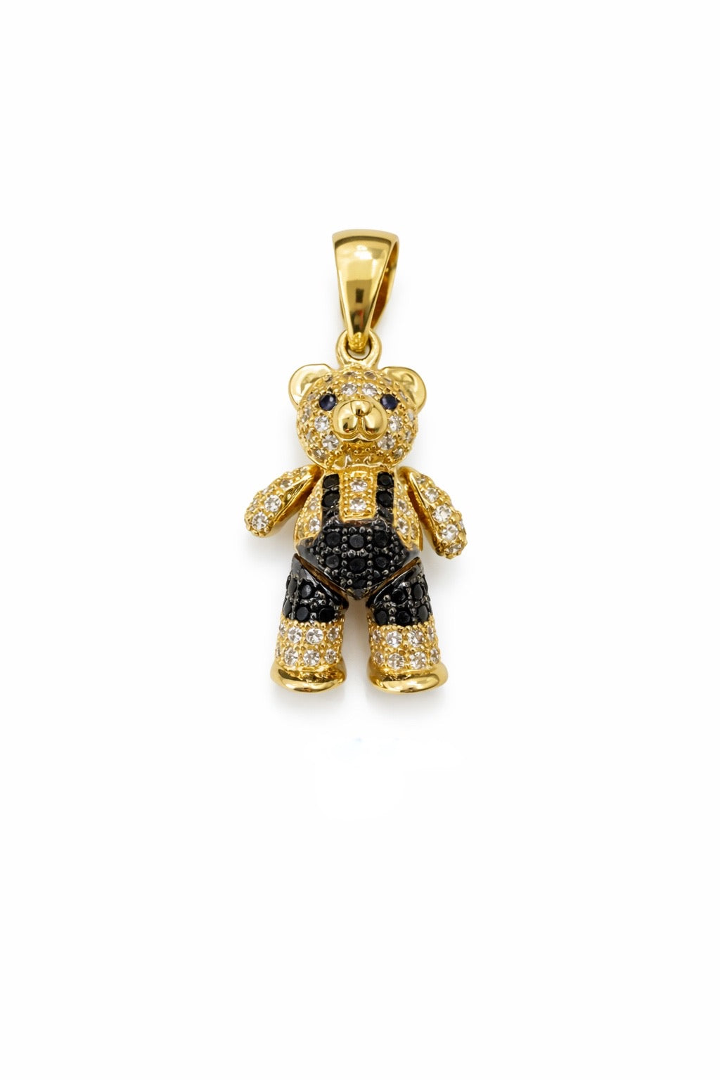 DIJE OSO ARTICULADO EN ORO DE 18K