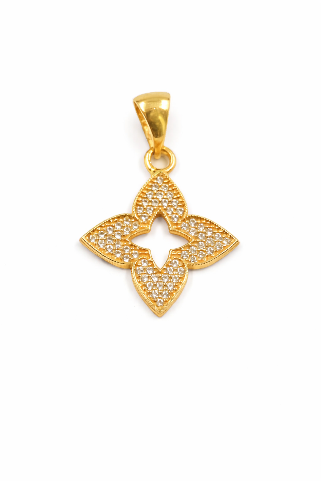 DIJE FLOR EN ORO DE 18K
