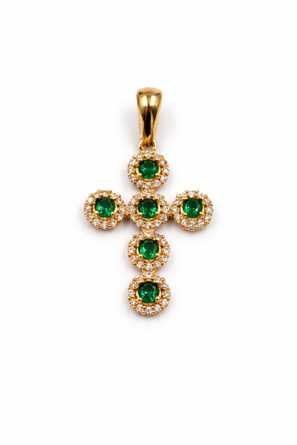 DIJE CRUZ EN ORO DE 18K