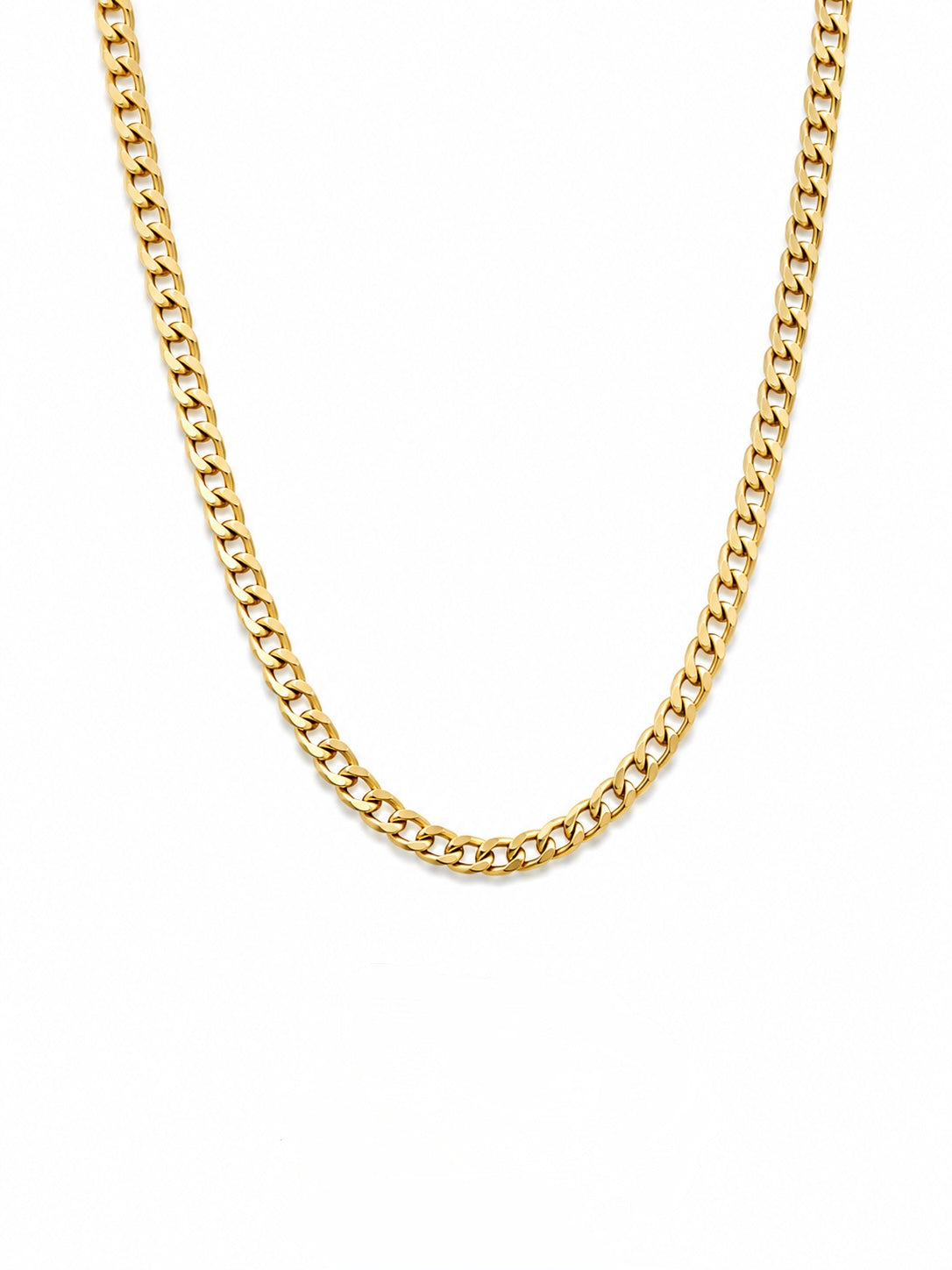 Cadena Cubana en Oro Italiano de 18K