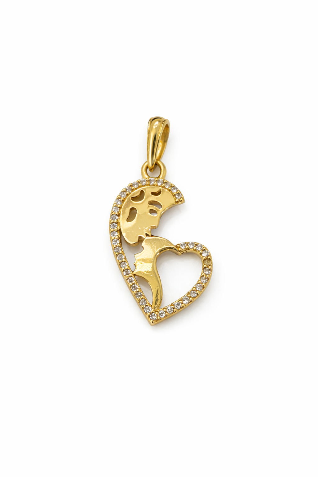 DIJE MADRE ETERNO AMOR EN ORO DE 18K