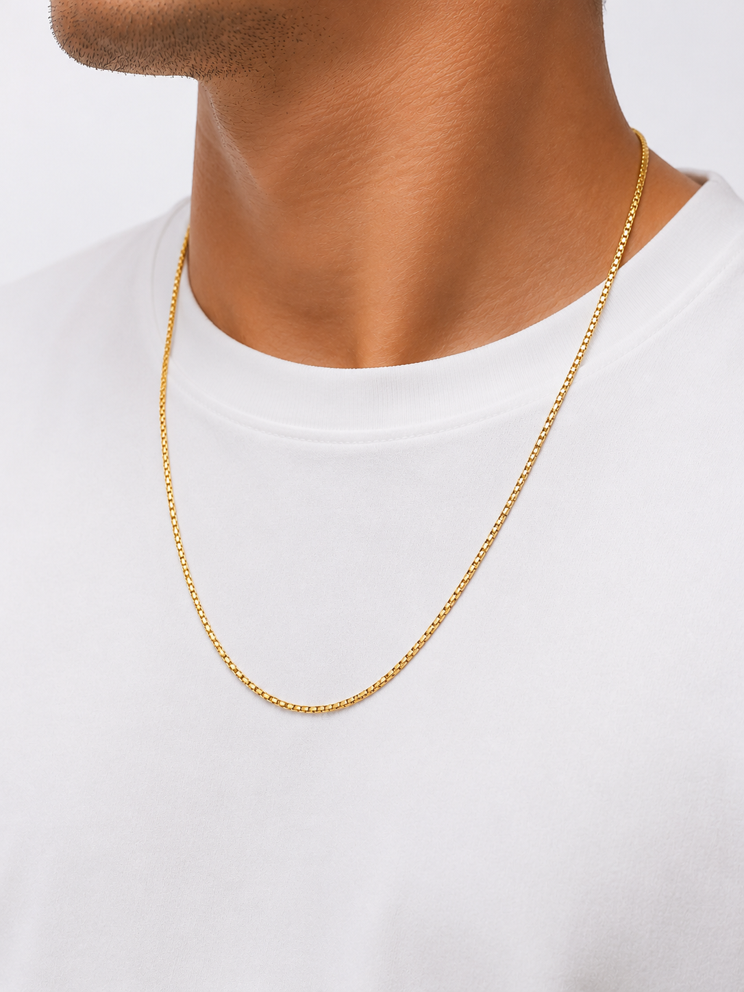 Cadena Veneciana en Oro Italiano de 18K