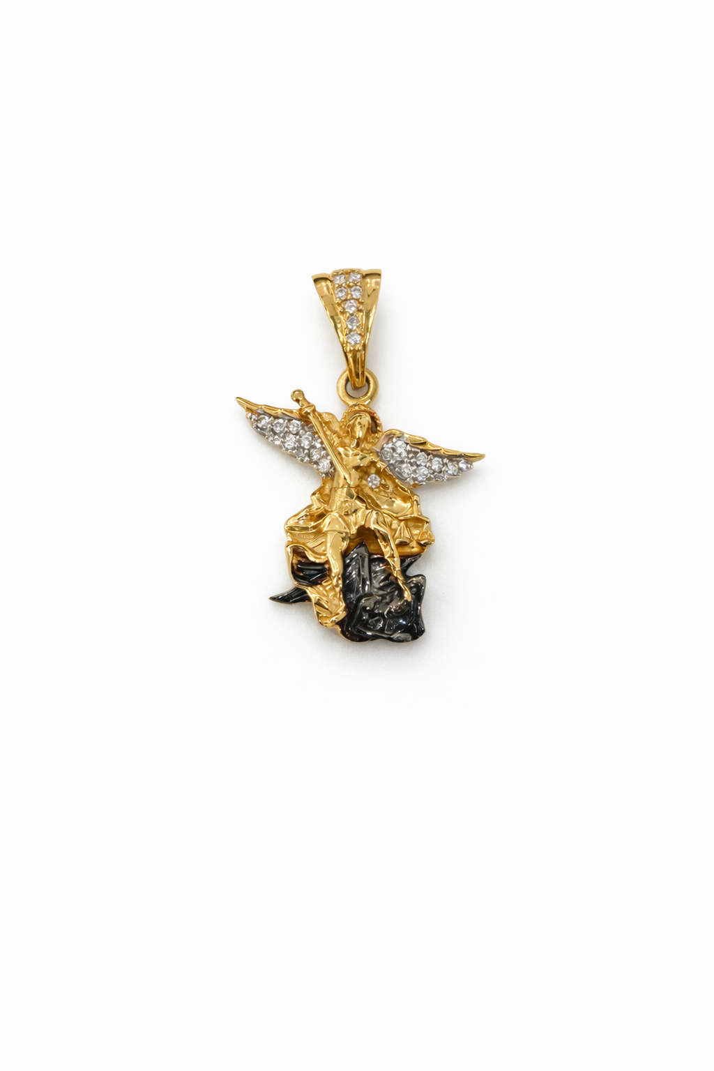 SAN MIGUEL ARCÁNGEL EN ORO DE 18K