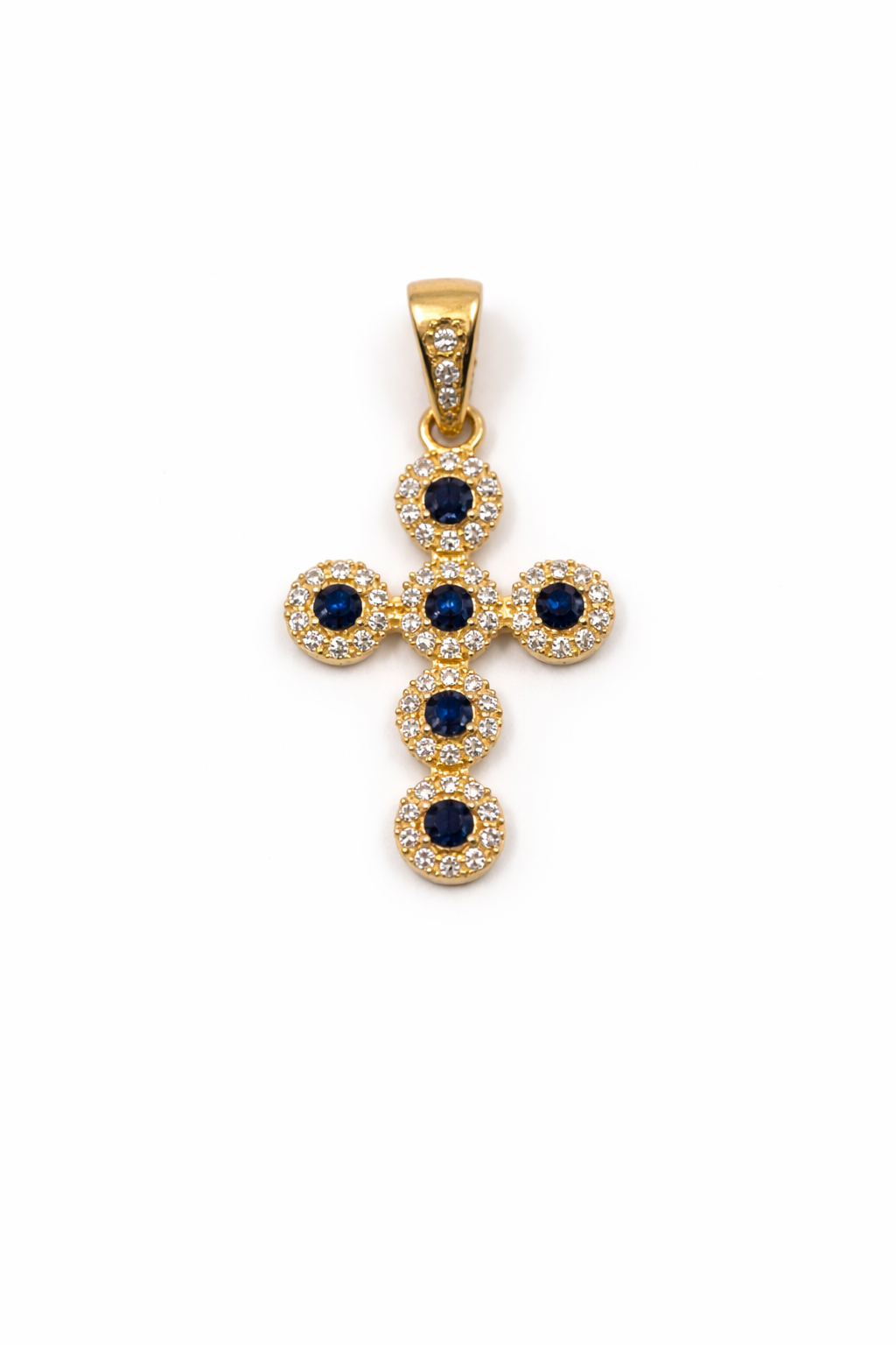 DIJE CRUZ EN ORO DE 18K