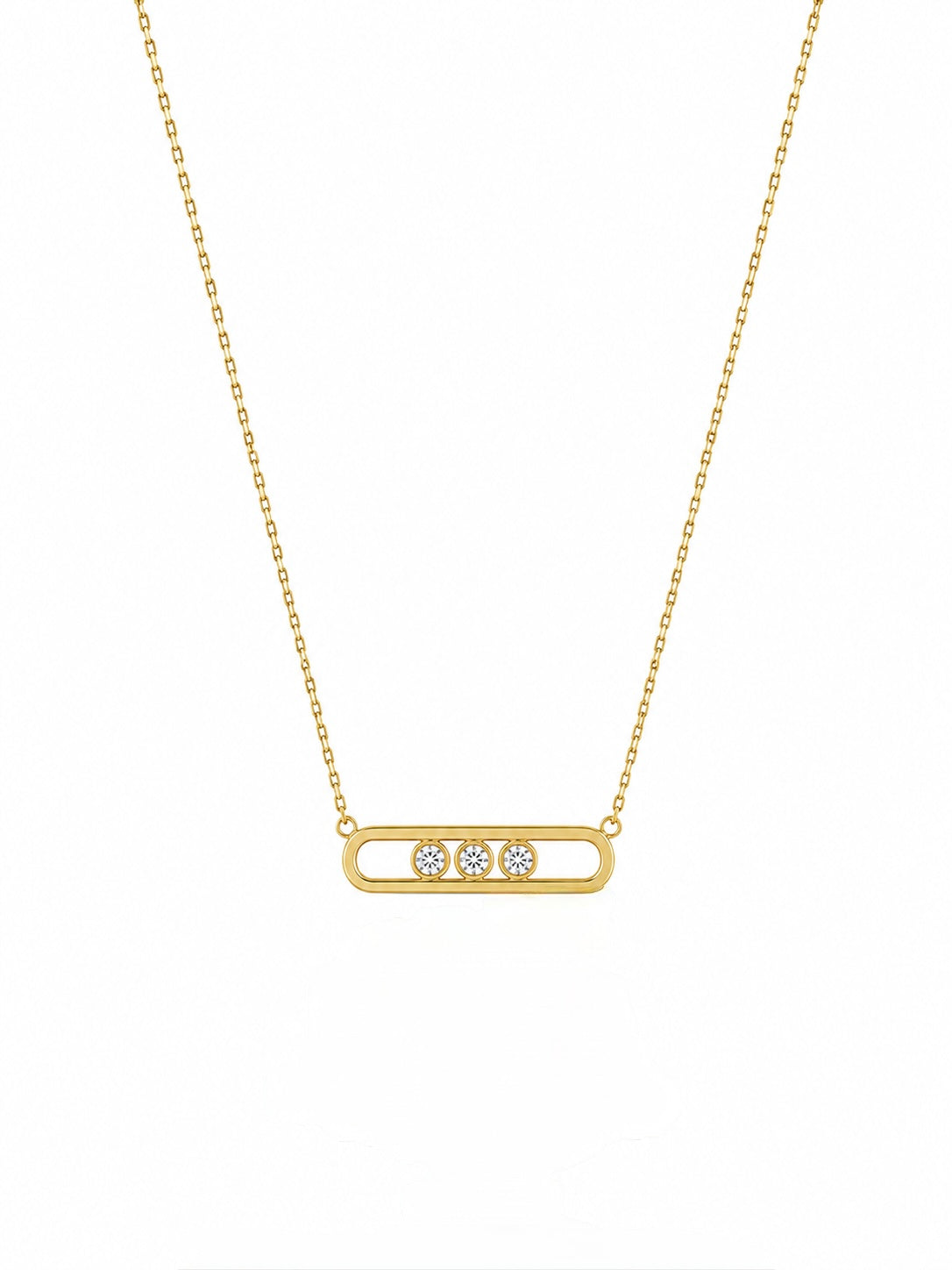 Cadena  en Oro Amarillo 18k italiana con dije articulado