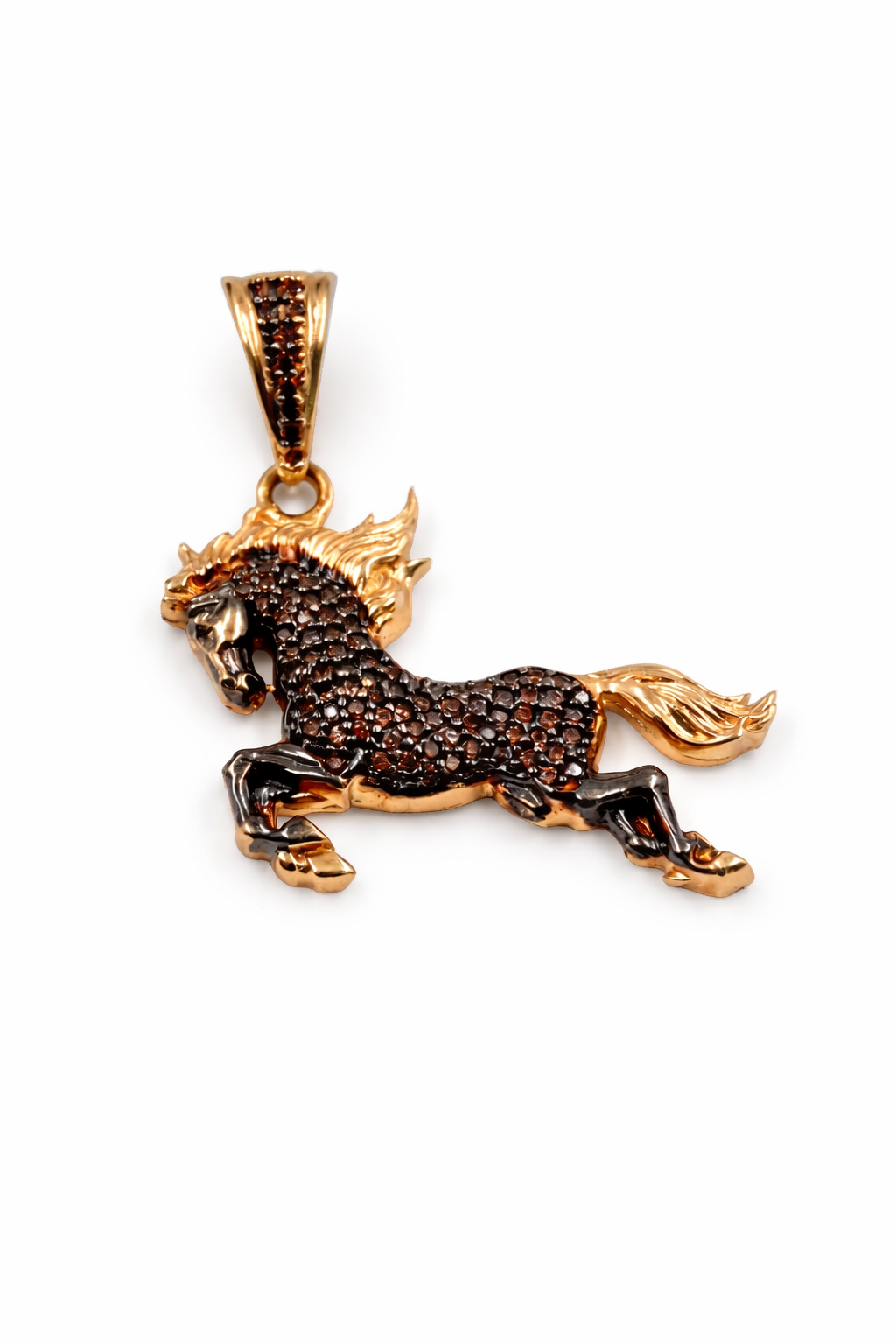 DIJE CABALLO EN ORO DE 18K