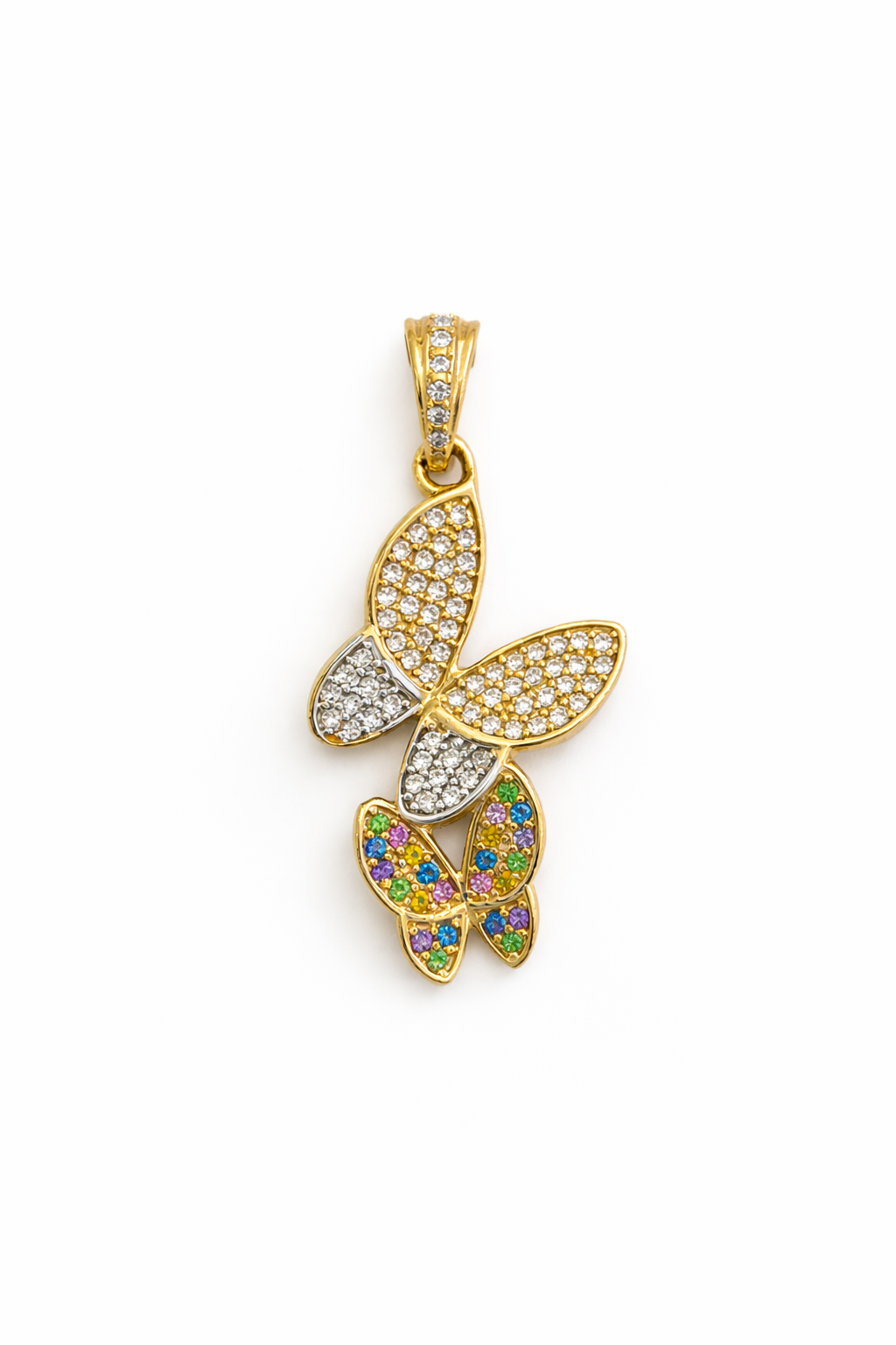 DIJE MARIPOSA EN ORO DE 18K