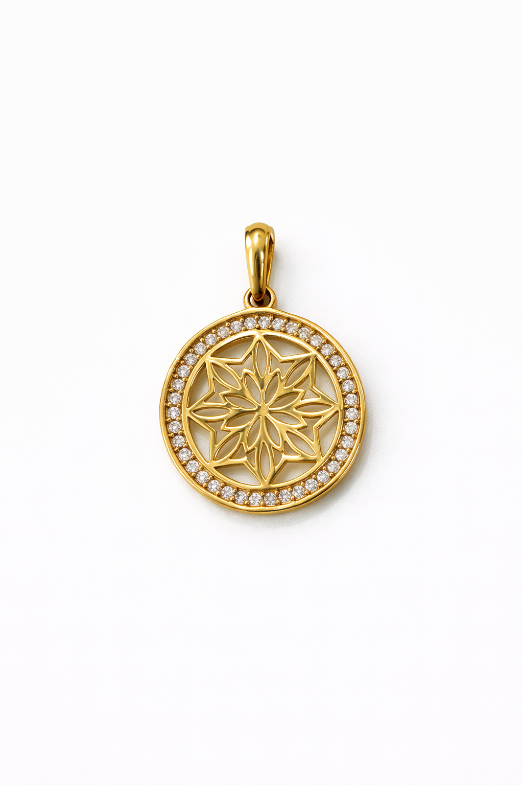 DIJE MANDALA EN ORO DE 18K