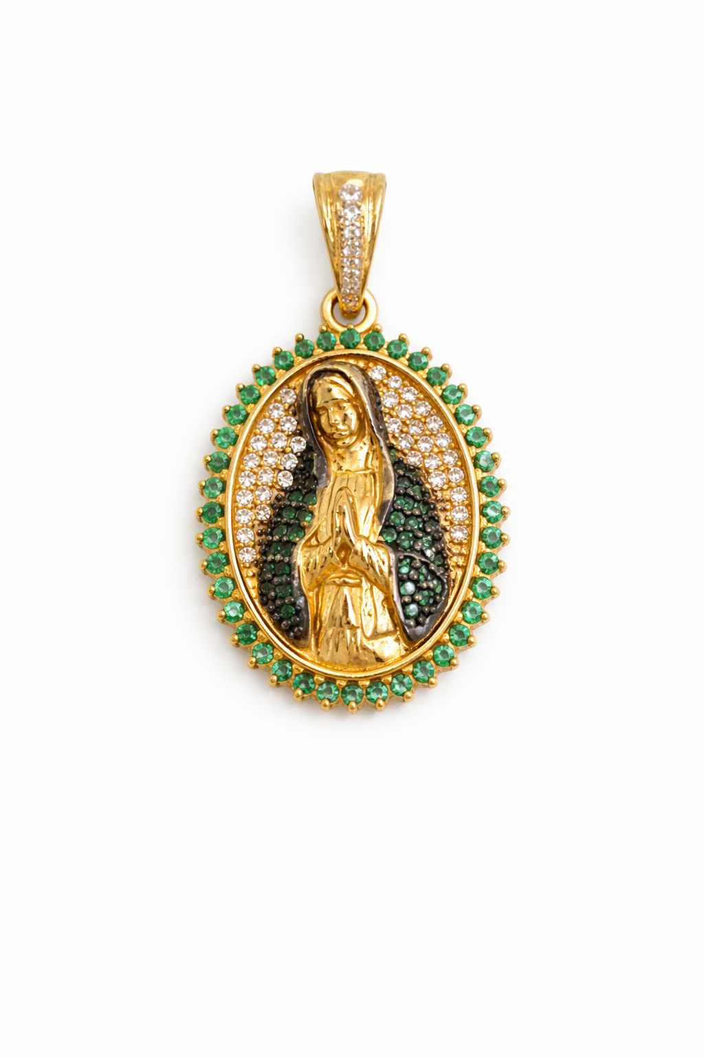 DIJE VIRGEN MARIA EN ORO DE 18K