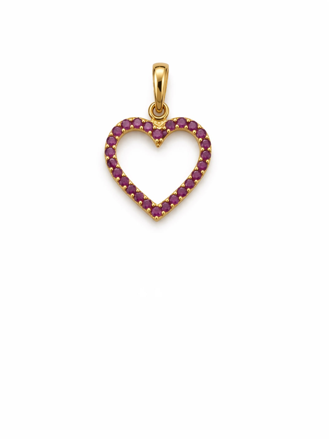 DIJE CORAZON EN ORO DE 18K