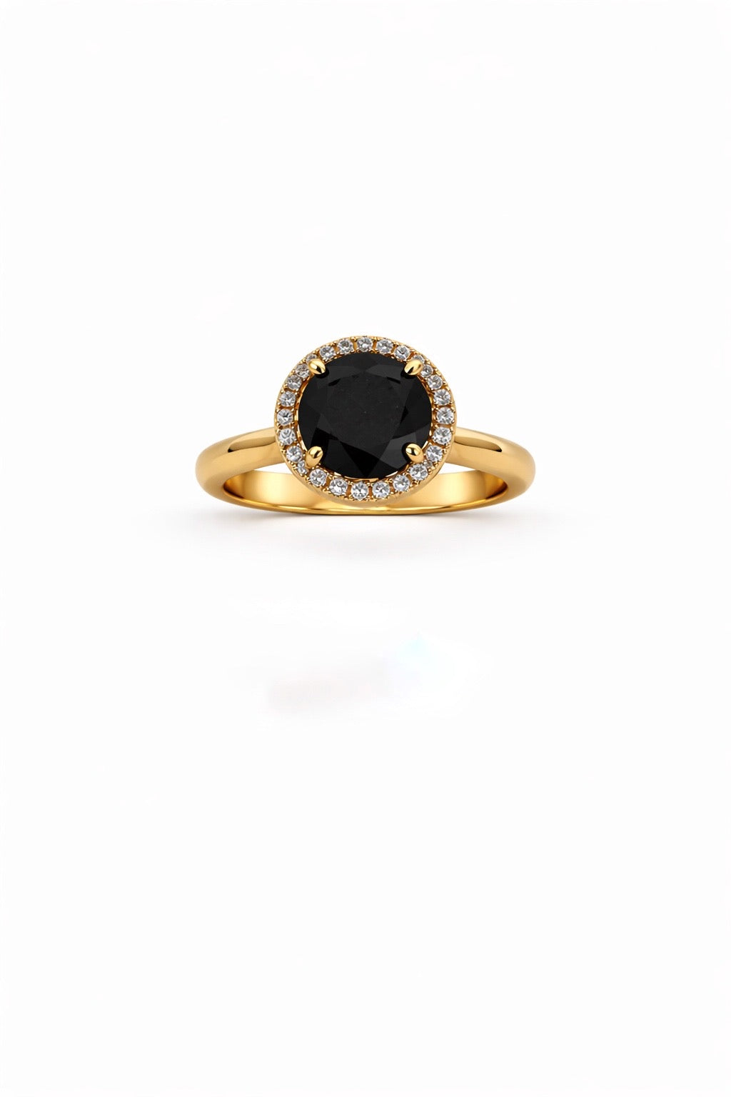 Anillo en Esmeralda y Diamantes – Oro 18K